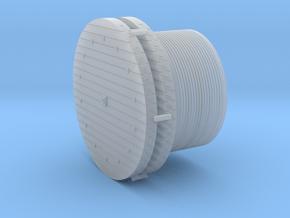 Large Wire Rope Reels 1-87 HO Scale in Smooth Fine Detail Plastic