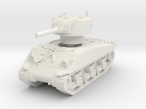 M4A3 Sherman 75mm 1/72 in White Natural Versatile Plastic