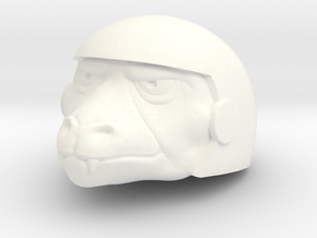Horde Invader Repta Head Classics/Origins in White Processed Versatile Plastic