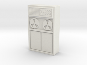 Old Computer Bank 1/48 in White Natural Versatile Plastic
