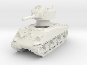 M4A3 Sherman 75mm late 1/100 in White Natural Versatile Plastic