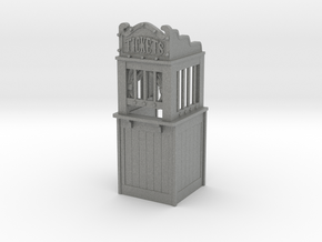 Carnival Ticket Booth 01. 1:35 Scale in Gray PA12