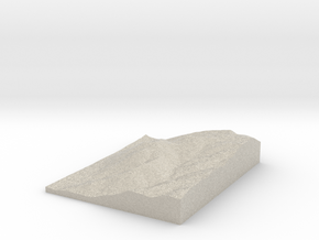 Model of Mesa de la Punta in Natural Sandstone