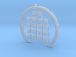 DeAgo Falcon - Corridor Ring V2 - Separated Pads in Tan Fine Detail Plastic