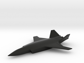 Boeing Loyal Wingman UCAV/Airpower Teaming System in Black Natural Versatile Plastic: 1:144