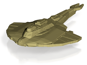 Cardassian Vetar Class  BattleCruiser 7" long in Tan Fine Detail Plastic