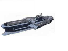 Earth Alliance aircraft carrier Spengler/Gundam in Tan Fine Detail Plastic