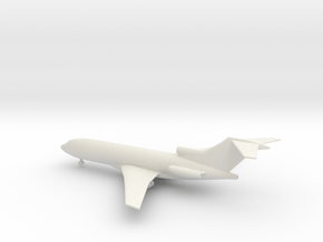 Boeing 727-100 in White Natural Versatile Plastic: 1:350