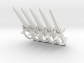 Daibuster Sword 2 x5 LC in White Natural Versatile Plastic