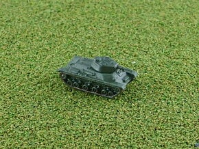 Sovjet T-50 Light Tank 1/285 6mm in Tan Fine Detail Plastic