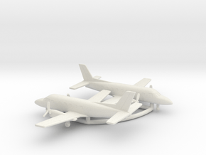 Embraer EMB 110 P1 Bandeirante in White Natural Versatile Plastic: 6mm