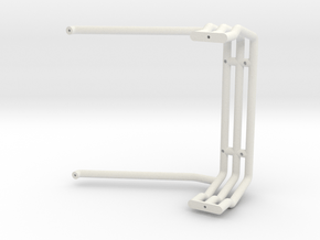 Clodbuster Excalibur Roll Bar in White Natural Versatile Plastic