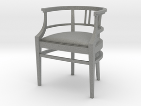 Chair 15. 1:12 Scale  in Gray PA12