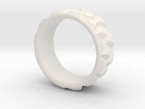 Diamond Ring - Curved in White Premium Versatile Plastic