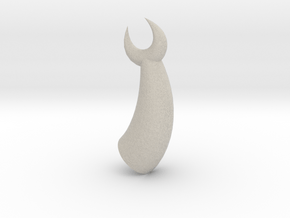Mix and match horns - Claw in Natural Sandstone