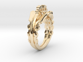 MechaRing Size 10 in 14K Yellow Gold