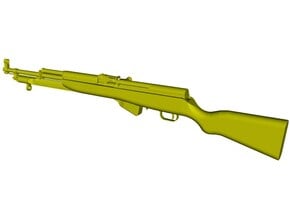 1/12 scale SKS Type 45 rifle & bayo folded x 1 in Tan Fine Detail Plastic