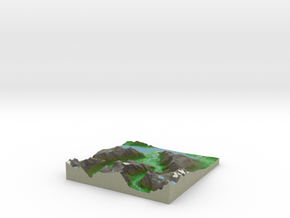 Terrafab generated model Thu Aug 07 2014 11:09:39  in Full Color Sandstone