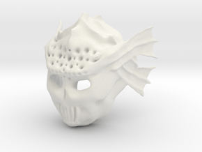Toa Helryx's Mask of Psycometry (Kanohi Whakaaro) in White Natural Versatile Plastic
