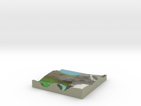Terrafab generated model Thu Aug 07 2014 12:01:06  in Full Color Sandstone