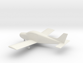 Beechcraft 19A Musketeer Sport in White Natural Versatile Plastic: 1:87 - HO
