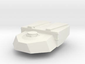 1/100 Scale M1 ABV Breacher Turret in White Natural Versatile Plastic