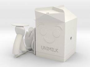 UniMilk assembly to print in White Natural Versatile Plastic