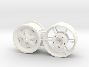 Range Rover 1.7 rim in White Processed Versatile Plastic: 1:10