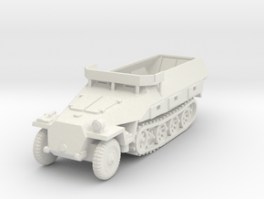 Sdkfz 251/18 D Map Table 1/76 in White Natural Versatile Plastic