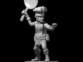 Gnome Chef Fighter in Tan Fine Detail Plastic
