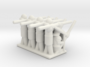 roman shield wall 20mm 1/72 in White Natural Versatile Plastic