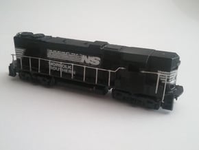 Z Scale High Nose Gp 38 With Cab in Smoothest Fine Detail Plastic