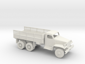 1/87 Scale GMC 352 TRUCK in White Natural Versatile Plastic