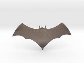 Batman Logo | CCBS Scale in Polished Bronzed-Silver Steel