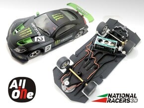 Chassis - Scaleauto Honda HSV (AW_AiO) in Black PA12