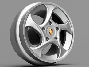 1/64 scale Porsche Turbo Twists 9mm Dia - 4 sets in Tan Fine Detail Plastic