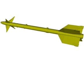 1/18 scale Raytheon AIM-9L Sidewinder missile x 1 in Tan Fine Detail Plastic
