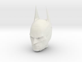 Batman Arkham Knight Head | CCBS Scale in White Natural Versatile Plastic