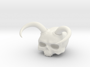 A skullpt in White Natural Versatile Plastic