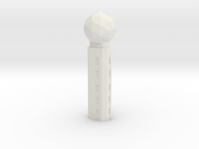 Radar ATC Tower 1/400 in White Natural Versatile Plastic