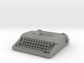 Typewriter 01. 1:12 Scale in Gray PA12