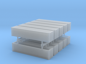 40ft Container in 1/350 (10 pcs.) in Smoothest Fine Detail Plastic