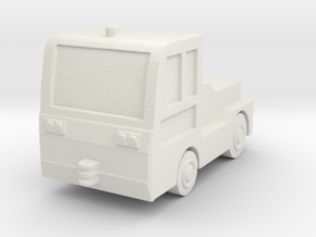 TLD JET-16 Tow Tractor 1/100 in White Natural Versatile Plastic