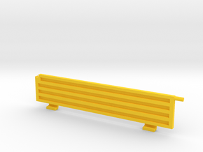 Cargo bed right wall in Yellow Processed Versatile Plastic