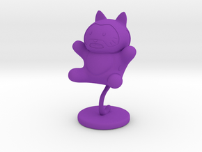 Agent Meow Meow in Purple Processed Versatile Plastic