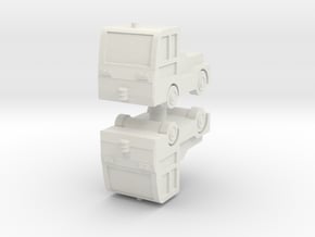 TLD JET-16 Tow Tractor (x2) 1/144 in White Natural Versatile Plastic