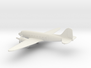 Douglas DC-3 in White Natural Versatile Plastic: 1:350