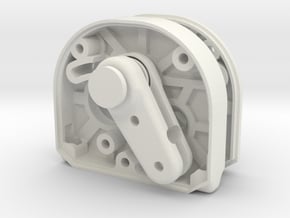 2.2S Gearbox/BOITE V2 and SDI holder/support in White Natural Versatile Plastic