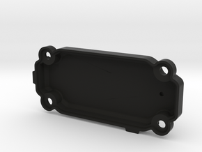 RC10GT receiver box cover in Black Natural Versatile Plastic