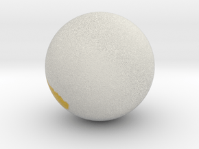 Sphere.obj in Full Color Sandstone